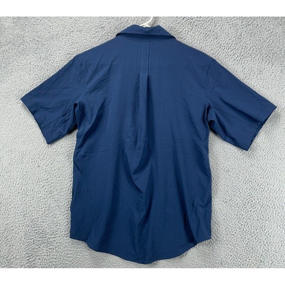 Vertx Tactical Button Up Shirt Adult Small Blue Flagstaff Check Work Men NEW J19 - Picture 2 of 10